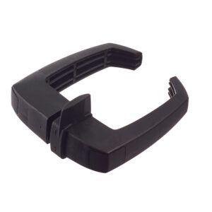 Handle for plexiglass door and hatch