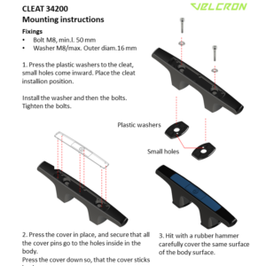 Mounting instructions – Cleat 34200